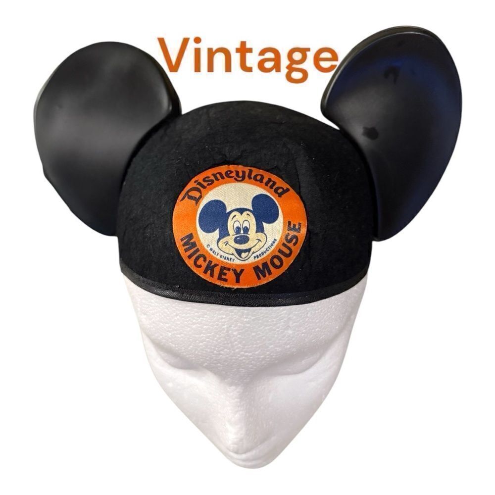 Disneyland Mickey Mouse Ears Hat Vintage